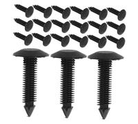 LALADEFIEE 100pièces Clips De Fixation Plastique Pour Automobile Rivets Et Agrafes Pour Panneaux De Portières Garnitures De Carrosserie Et Bumpers Étanches Et