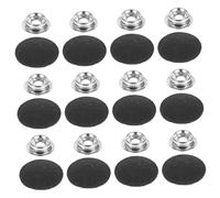 LALADEFIEE 12 Ensembles Kit de Réparation Rivets Fixation pour Ciel de Toit Voiture Pin pour Réparation Intérieur Auto Installation sans Démontage Noir