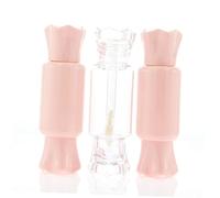 LALADEFIEE 12 Pièces tube à lèvres Tube de rouge à lèvres vide récipient distributeur conteneurs à transparent glaçage à bricolage contenant de rouge à