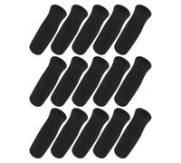 LALADEFIEE 15 Poignées de Rechange Rembourrées en Mousse Antidérapante pour Cannes et Déambulateurs Housses Noires Confortables Compatibles Toutes Tailles Kit 15 Pièces pour Usage