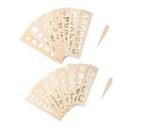 LALADEFIEE 16 pièces Planche Écriture Bois pour Apprentissage Précoce Éducatif pour Garçon Fille Formes Géométriques et Chiffres Jeu Éveil pour Garçons et Filles Ans et Plus