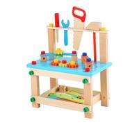 LALADEFIEE 1Ensemble Démontables pour Garçon Fille Chaise Outil Colorée et Table de Bricolage Éducatif pour Développer Intelligence