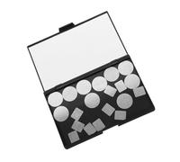 LALADEFIEE 1ensemble Palette Ombres à Paupières Magnétique Vide Créez Vos Combinaisons De Maquillage Avec Miroir Intégré Et Pans Pans Carrés Et Ronds