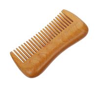 LALADEFIEE 1pièce Peigne Bois Massant à Dents Fines Outil De Coiffure Multi-usage Pour Maison Stimule La Circulation Sanguine Et Prévient La Chute Cheveux