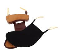 LALADEFIEE 2 Coussinets D’Épaulière pour Violon 3/4-4/4 en Coton Pur et Peau de Mouton Mentonnière Antidérapante Hypoallergénique Accessoire Confortable pour Maintien Stable et Jeu