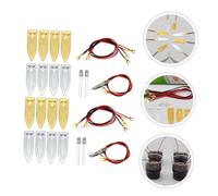 LALADEFIEE 2 Ensembles Kit Éducatif Bandes Électrodes Zinc Cuivre pour Expériences Scientifiques Fruits Batterie Éveil Pratique