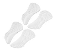 LALADEFIEE 2 Paires de Talonnettes en Silicone Transparentes Antidérapantes Soutien Voûte Plantaire, Coussinets Demi-pointure Confortables pour Semelles Intérieures de Chaussures Sportives