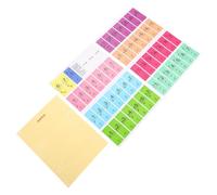 LALADEFIEE 2 pièces Autocollants Clavier Piano Amovibles Décalques Colorés pour Clés de Piano Électronique Accessoire Apprentissage Clavier pour Débutants