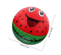 LALADEFIEE 2 pièces Ballons de Plage Gonflables PVC Balle Gonflable Décorative Forme de Pastèque Double Couleur Jouets de Piscine Extérieur pour Adultes