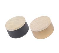 LALADEFIEE 2 pièces Boîtes pour Bougies DIY Lot de Pots de Rangement Multi-usages Tôle Boîtes à Bonbons et Stockage pour Thé Décor Maison Pratique et Chic