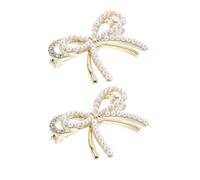 LALADEFIEE 2 pièces Broche Noeud Élégante pour Femme Lot de Pins Robe Mariée Accessoire Chic pour Manteau Écharpe et Soirée Fixation Sécurisée et Design Luxueux