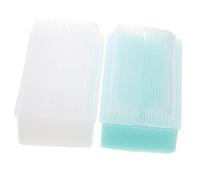 LALADEFIEE 2 pièces Brosse de Massage Sensorielle Ergonomique pour Garçon Fille Douce et Confortable pour Bain Quotidien Démêlante et Adaptée Vert et Blanc
