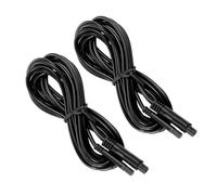 LALADEFIEE 2 Pièces Câble D'extension pour Caméra de Recul Plastique et Cuivre Rallonge pour Caméra de Rétroviseur, 4 Broches, Noir Compact et Léger pour Dash Cam et Véhicules