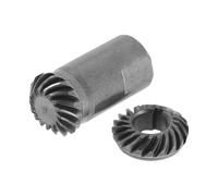 LALADEFIEE 2 Pièces Kit D'engrenages Coniques en Acier Noir pour Différentiel Rc - Ensemble D'engrenages de Précision Universels pour Voiture Radiocommandée - Pignon et Roue Dentée pour