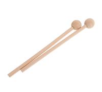 LALADEFIEE 2 pièces Maillets Bois pour Percussion Embout Rond pour Xylophone Carillon Bloc Bois Glockenspiel et Cloches Matériel pour Éveil Musical Garçon Fille Maternelle