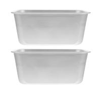 LALADEFIEE 2 pièces Moules à Gâteau Alliage Aluminium pour Pâtisserie Moules Rectangulaires Antiadhésifs pour Cuisson à Domicile Adaptés à Fruits Cheesecakes et Pains Maison