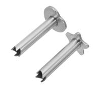 LALADEFIEE 2 Pièces Ouvre-noix en acier inoxydable 304 outil manuel de perçage de petit trou pour ouverture facile et rapide portable pour usage domestique et activités plein air 2pcs (cœur +