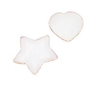 LALADEFIEE 2 pièces Palette Ongles Résine Présentoir Manucure Formes Cœur et Étoile pour Salon et Usage Personnel