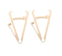 LALADEFIEE 2 pièces Pince à Graisse Corporelle Portable Outil Précis de Mesure Du Pli Cutané Appareil pour Hommes Femmes et Facile à Transporter Utiliser