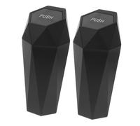 LALADEFIEE 2 pièces Poubelle Voiture Étanche pour Support Boissons Mini Poubelle Auto Compacte et Pratique pour Intérieur Accessoire Voiture pour Garder Propre et Organisé