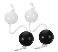 LALADEFIEE 2 pièces Shaker à Double Balles Rythmiques Instrument de Musique Percussion pour Apprentissage et Fêtes Lot de Sécurisé