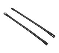 LALADEFIEE 2 Pièces Support Flexible en Acier Noir pour Téléphone et Tablette Bras Col de Cygne Pliable, Adaptateur Filetage 1/4 pour Enregistrement et Fêtes