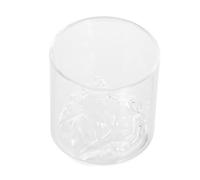 LALADEFIEE 2 pièces Verres Whisky Japonais Style Montagne Peu Profond Verre à Whisky Transparent Résistant Chaleur et Pratique pour Dégustation de Thé et Spiritueux