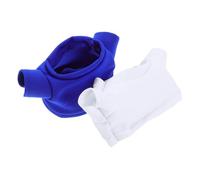 LALADEFIEE 2 Pièces Vêtements de Poupée Ours Peluche Doux avec Hoodie Tenues Miniatures pour Peluches de T-Shirts Confortables pour Accessoires de Poupée