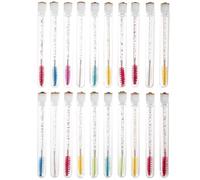 LALADEFIEE 20 ensembles Tubes Mascara Vides avec Brosse à Cils Réutilisables Conteneurs Transparents pour Cils Applicateurs Compacts Légers pour Maquillage et Extensions