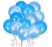 LALADEFIEE 20 Pièces carte ballon ballons de classe décorations terre Enseignement