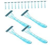 LALADEFIEE 20 Pièces Rasoirs Usage Unique Pour Femmes Et Hommes Lot Compact Et Léger Pour Voyages Usage Multi-usages Sur Bras Et Jambes