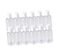 LALADEFIEE 24 pièces Bouteilles Rechargeables pour Shampoing Lotion Crème Flacons de Voyage et Durables avec Couvercle Aléatoire Rangement Pratique pour Cosmétiques et Couleur Aléatoire