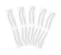 LALADEFIEE 24paires Modèles De Design De Sourcils Réutilisables Silicone Autocollants De Cartographie Ajustables Pour Maquillage Précis Des Sourcils