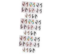 LALADEFIEE 24paires Temporaires Autocollants Yeux Art Éyeliner Stickers Autocollants De Maquillage Éphémères Pour Fête Et Halloween