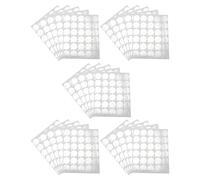 LALADEFIEE 25feuilles Autocollants Ronds pour Extensions de Cils Supports Aluminium pour Pose de Cils Adhésifs et Imperméables pour Techniciennes Extensions