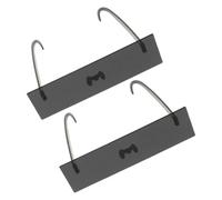 LALADEFIEE 2pcs Lunettes de Soleil Amusantes en Plastique Noir avec Forme Pixelée, Confortables et Stables, pour Fête de Pâques ou Événement Festif