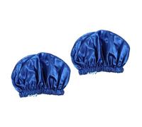 LALADEFIEE 2pièces Bonnet De Satin à Double Avec Bande Élastique Casquette De Nuit Confortable Pour Types De Cheveux Pour Sommeil Maison