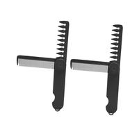 LALADEFIEE 2pièces Peigne De Voyage Pour Et Femmes Peigne Compact à Dents Larges Et Fines Pour Coiffure Et Entretien Des Cheveux Déplacement