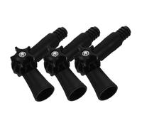 LALADEFIEE 3 pièces Adaptateur Angle pour Manche de Balai Articulation Robuste à Tête Filetée Américaine Accessoire Télescopique Extensible pour Franges et Brosses de Nettoyage Polyvalentes