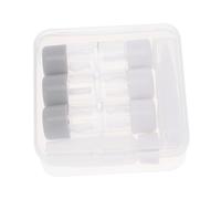LALADEFIEE 3 pièces Boîtier Lentilles de Contact Transparent avec Bouteille et Pincettes Étui Plastique Étanche pour Rangement Sécurisé Lentilles de Contact