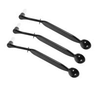 LALADEFIEE 3 Pièces Brosse de Nettoyage pour Machine Café Expresso Set à Main avec Cuillère Intégrée Brosse Douce pour Nettoyer Moulin et Station Espresso Accessoire Pratique pour Entretien