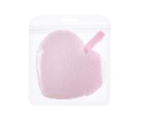 LALADEFIEE 3 Pièces de Coussinets Démaquillants Réutilisables en Tissu Forme Cœur Rose, Lavables et Doux Nettoyage du Visage Féminin