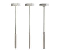 LALADEFIEE 3 pièces Mini Marteaux Démontables pour Réparation Montre Outils Horloger Portables et Durables Accessoires Montres avec Poignée Amovible Surface Polie Sécurisée