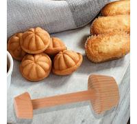 LALADEFIEE 3 pièces Moules à Tartelettes Bois Non Adhérents Tampons Pâtisserie pour Modeler Pâte et Croûte Kit Moules Mini Tartes et Quiches Ustensiles de Cuisson Faciles à Nettoyer