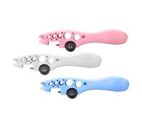 LALADEFIEE 3 pièces Ouvre-ampoules Multifonction avec Roue de Meulage Confortable pour Usage Médical et Domestique Portable et Léger Adapté Aux Infirmières et Soins à Domicile Rose Bleu