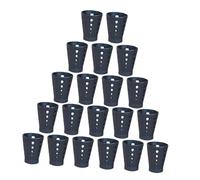 LALADEFIEE 30 pièces Moxibustion Protective Covers Anti-hot Ash Preventive Sleeves PC Material For Skin Safety And Circulation