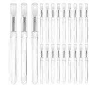 LALADEFIEE 30 Pièces Pinceau de beauté polyvalent outils pinceaux silicone Applicateurs de brillant à lèvres makeup brush silicone lip brush accessoires de brillant à lèvres White