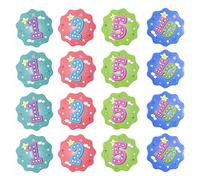 LALADEFIEE 300pièces Cartes de Récompense Éducatives Forme de Fleur Stickers Petites Cartes pour Motiver Garçon Fille et Élèves Autocollants Double Face Colorés Fournitures Plusieurs styles