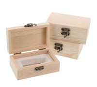 LALADEFIEE 3pièces Coffret Rangement Bois pour Huiles Essentielles avec Coussinet Mousse Boite de Voyage pour Flacons Parfum et Vernis Ongles