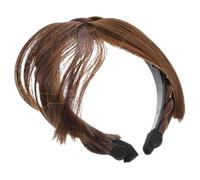 LALADEFIEE 3pièces Perruque Synthétique Frange Avec Bandeau Fausse Frange Naturelle Pour Femmes Et Filles Idéale Pour Quotidien Cosplay Et Occasions Spéciales